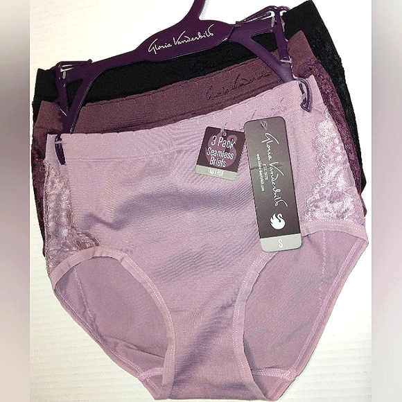 Last Set~ NWT GLORIA VANDERBILT☆Sexy Ladies Seamless Lacey Shaping Brief Panty - Picture 7 of 15